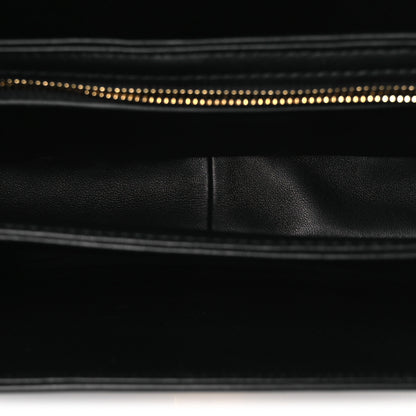 Celine Shiny Calfskin Medium Triomphe Black 5 of 13