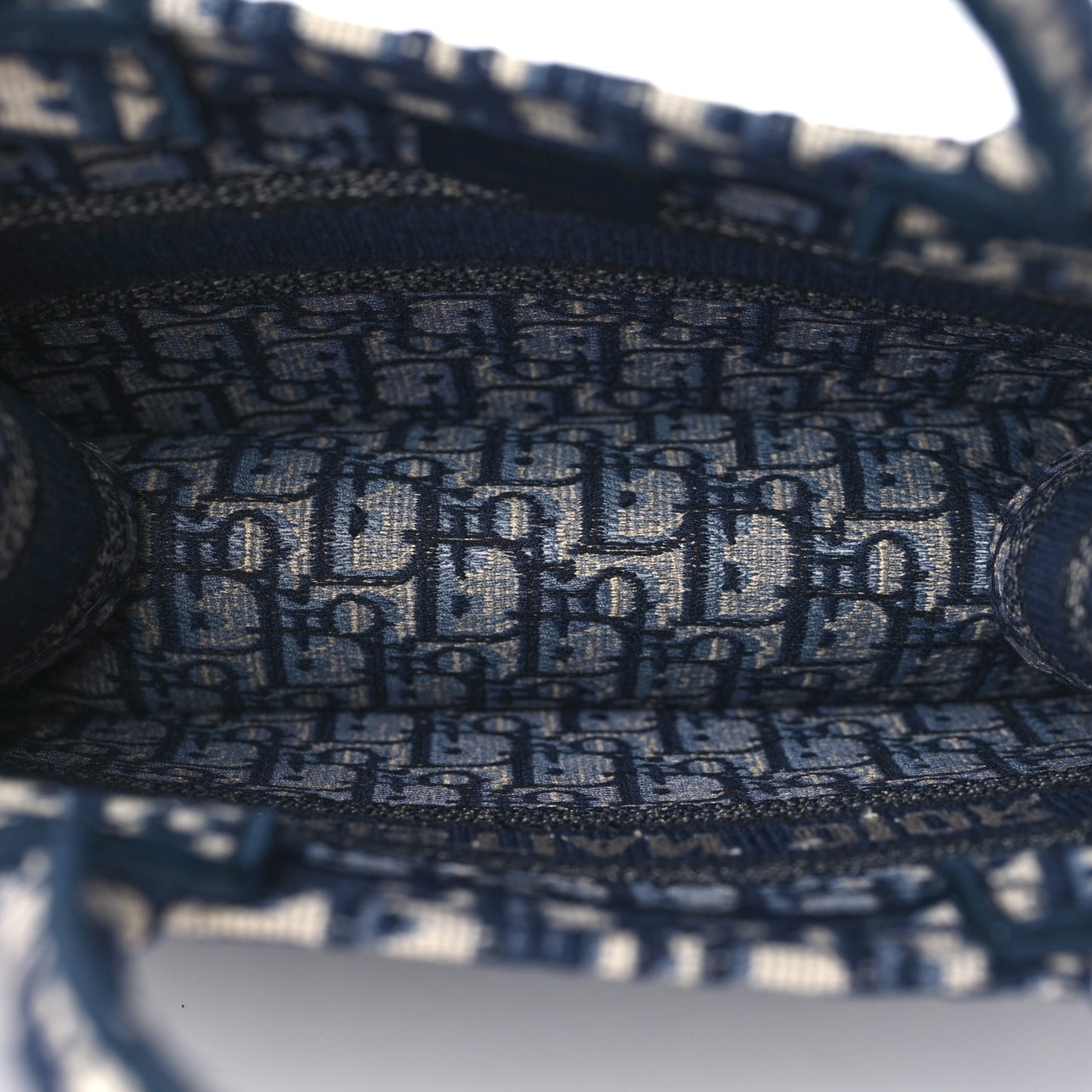 Oblique Small Book Tote Blue Multicolor