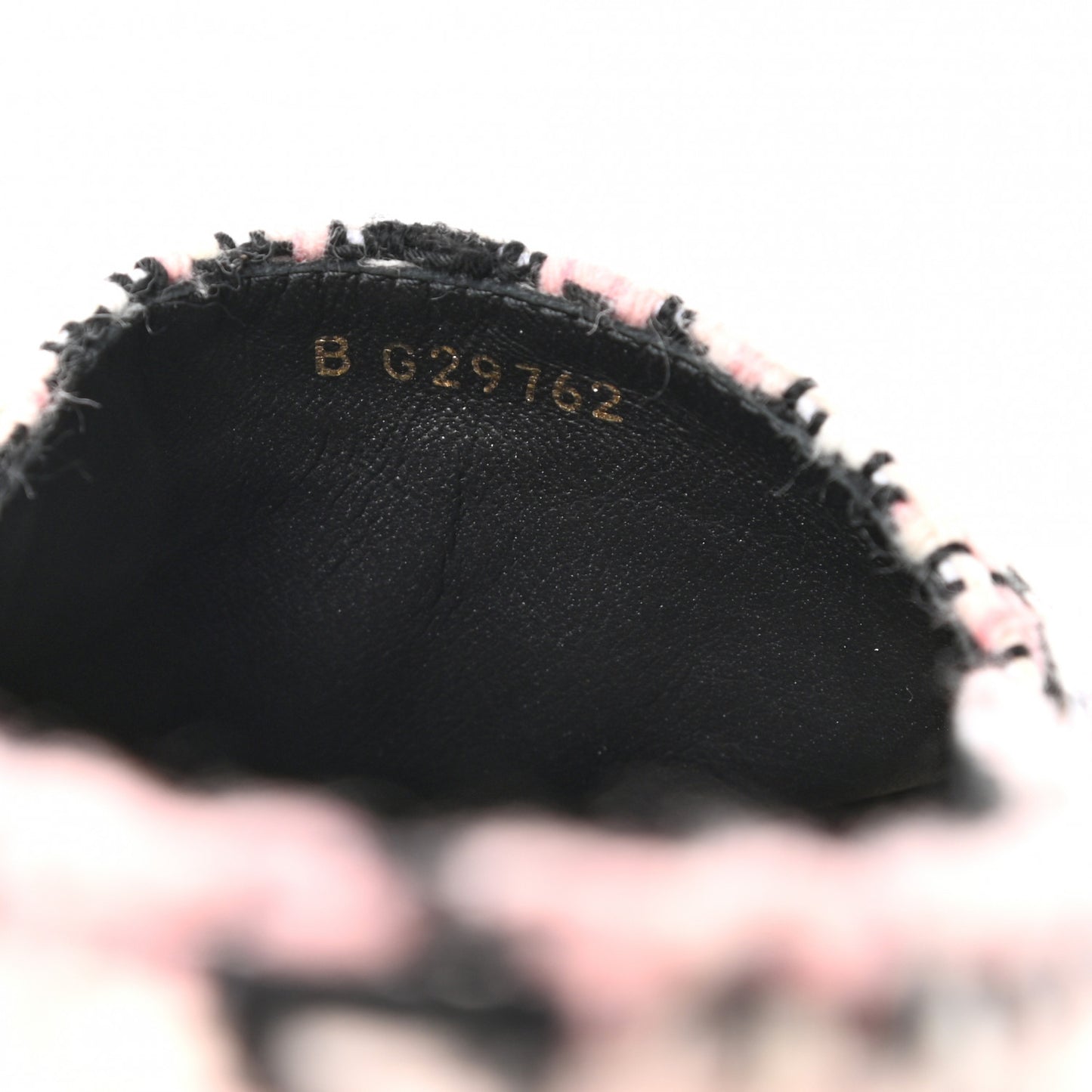 Tweed Lambskin CC Espadrilles 41 Pink Black