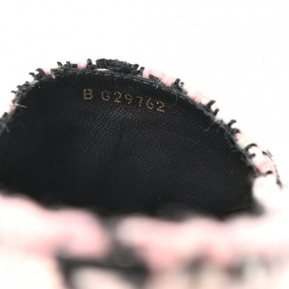 Chanel Tweed Lambskin CC Espadrilles 41 Pink Black 6 of 10