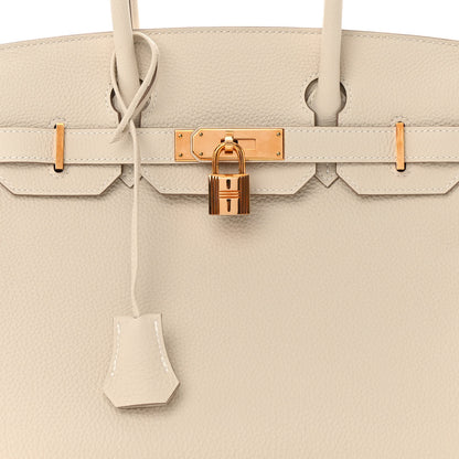 Hermes Togo BIRKIN 30 Craie 7 of 11