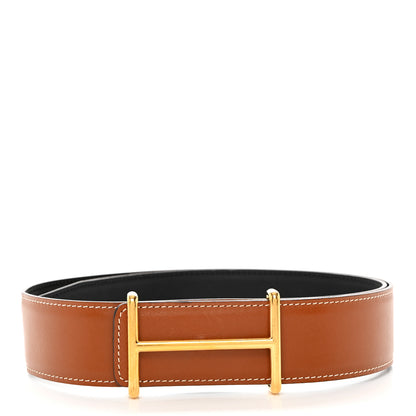 Hermes Box Swift 32mm Idem Belt 85 34 Black Gold 2 of 7