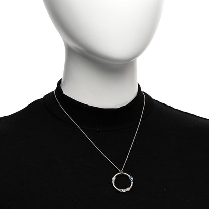 David Yurman Sterling Silver Diamond Blue Topaz Iolite Aquamarine Confetti Pendant Necklace 2 of 4