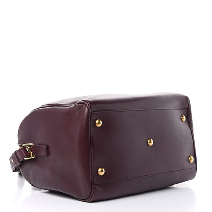Saint Laurent Calfskin Classic Duffle 6 Amarena 4 of 20