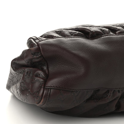 Gucci Guccissima Large D Ring Hobo Chocolate 8 of 9