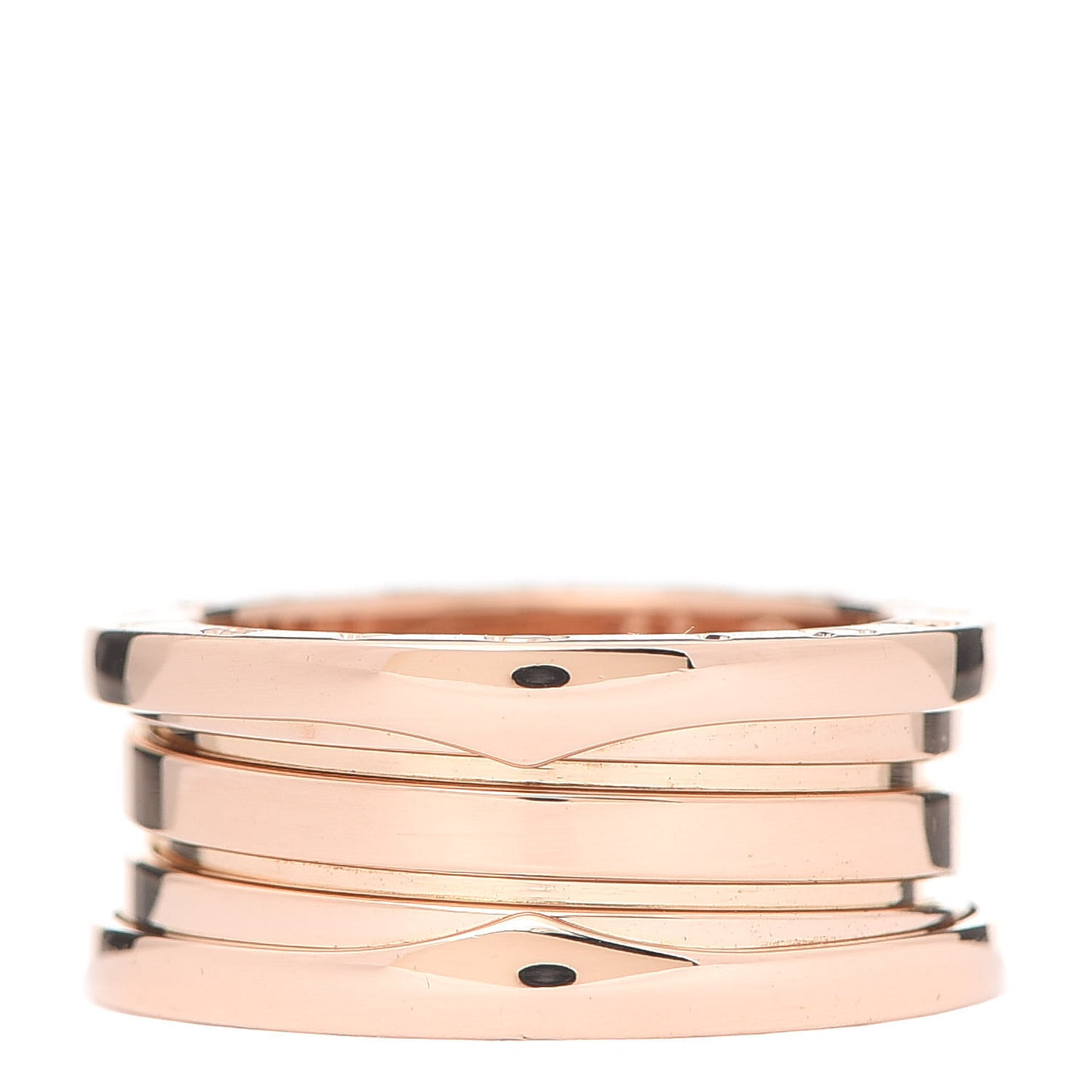 18K Rose Gold B.Zero1 Three-Band Ring 52 6