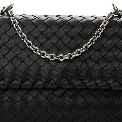 Bottega Veneta Nappa Intrecciato Baby Olimpia Shoulder Bag Black 9 of 12