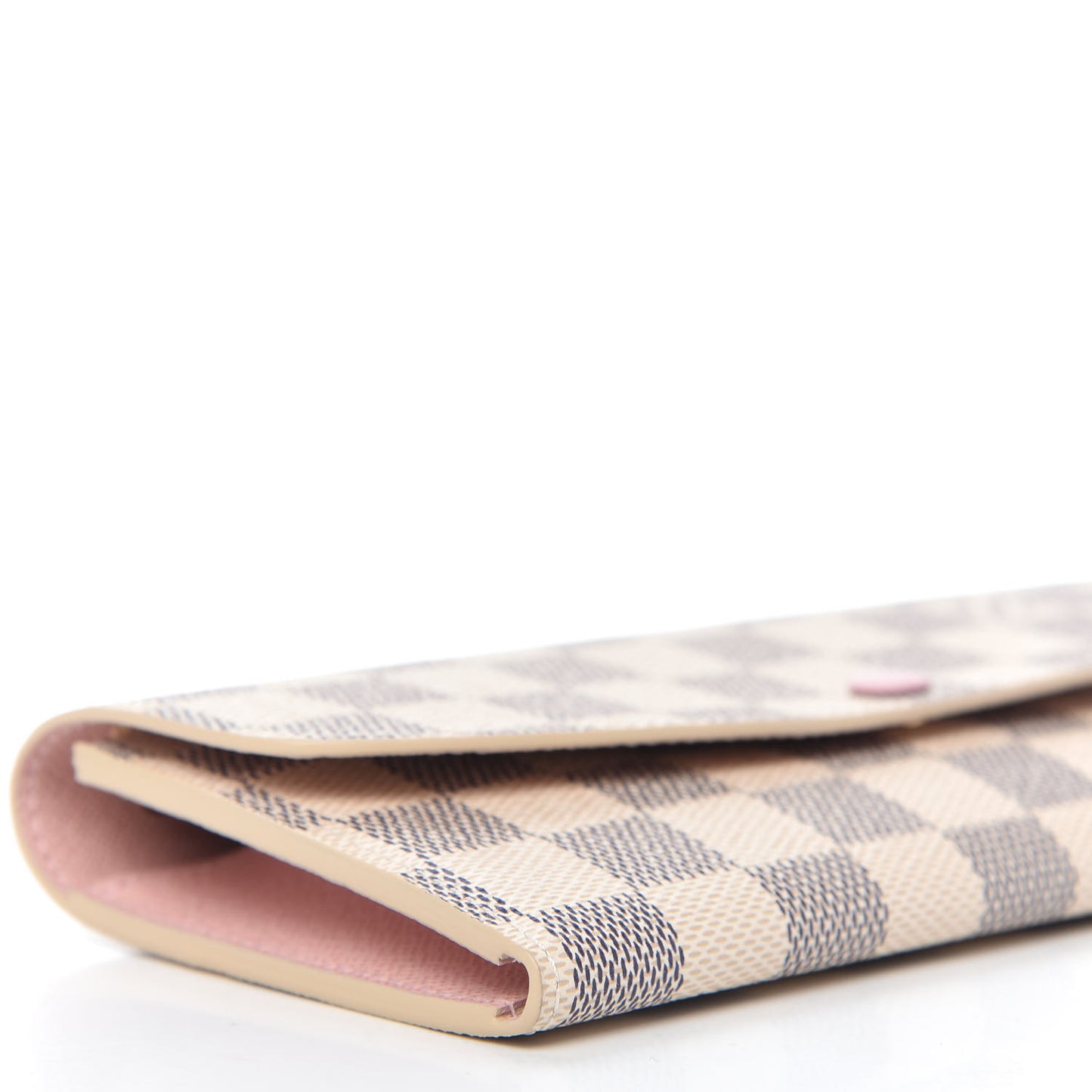 Damier Azur Emilie Wallet Rose Ballerine