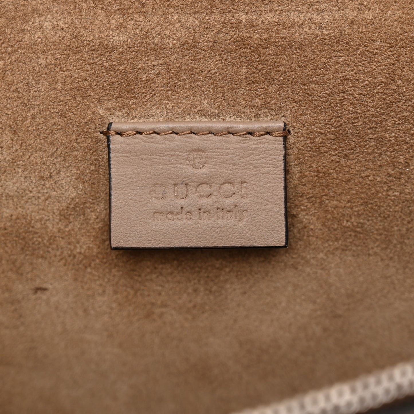 GG Supreme Monogram Medium Dionysus Shoulder Bag Taupe