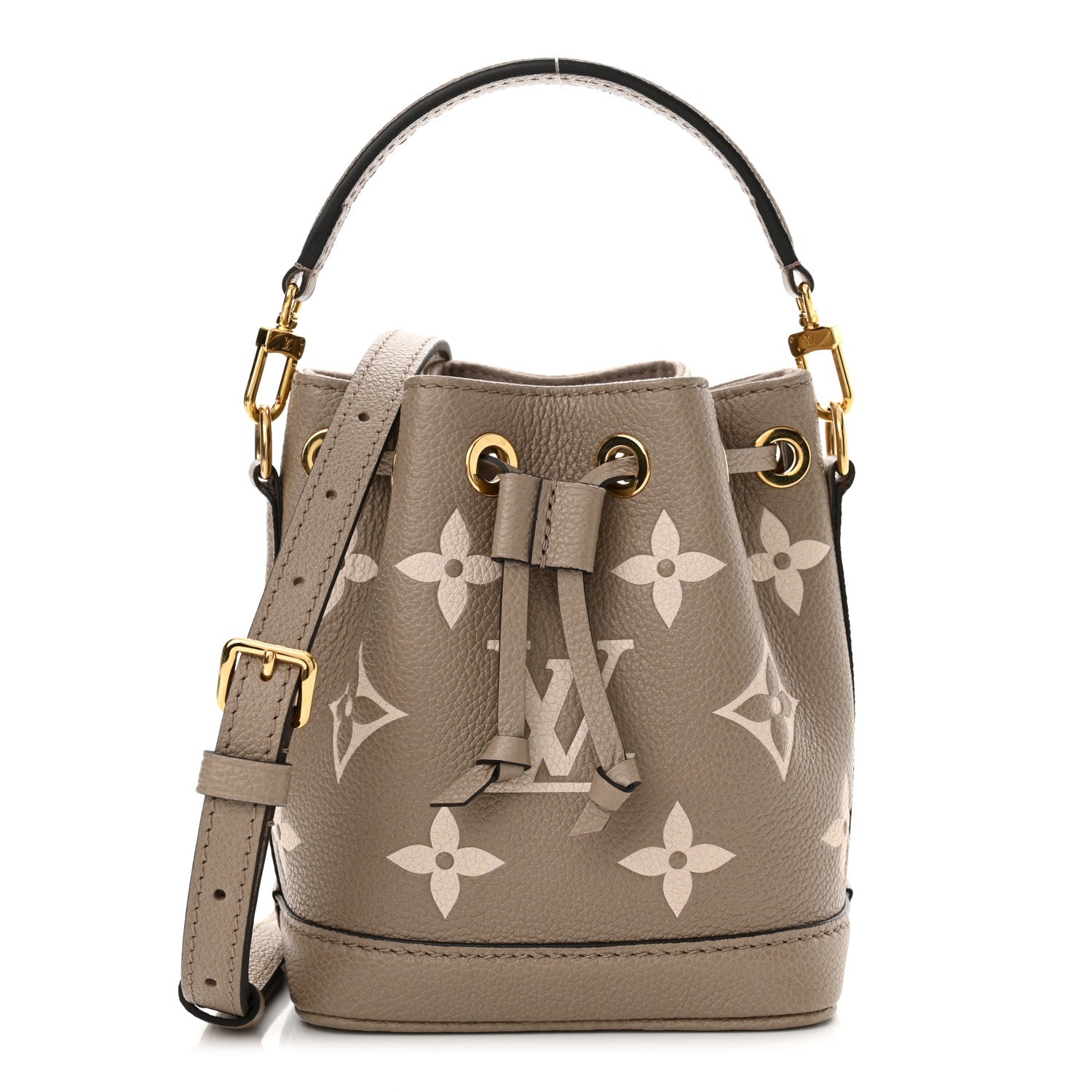Louis Vuitton Empreinte Monogram Giant Nano Noe Tourterelle Creme 1 of 10