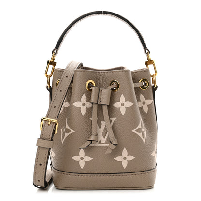 Louis Vuitton Empreinte Monogram Giant Nano Noe Tourterelle Creme 1 of 10