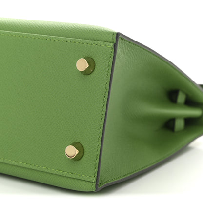 Hermes Epsom Kelly Sellier 25 Vert Yucca 10 of 11