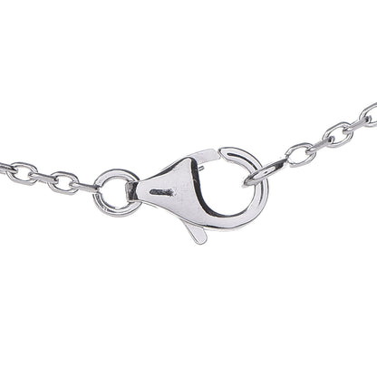 Van Cleef & Arpels 18K White Gold Mother of Pearl Vintage Alhambra Pendant Necklace 5 of 7
