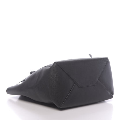 Celine Soft Grained Calfskin Small Belt Cabas Phantom Black 4 of 9