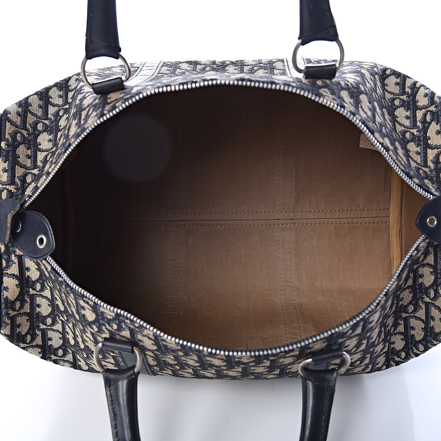 Christian Dior Monogram Duffle Navy Blue 5 of 14