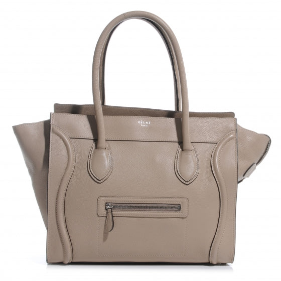 Drummed Leather Shoulder Luggage Dune