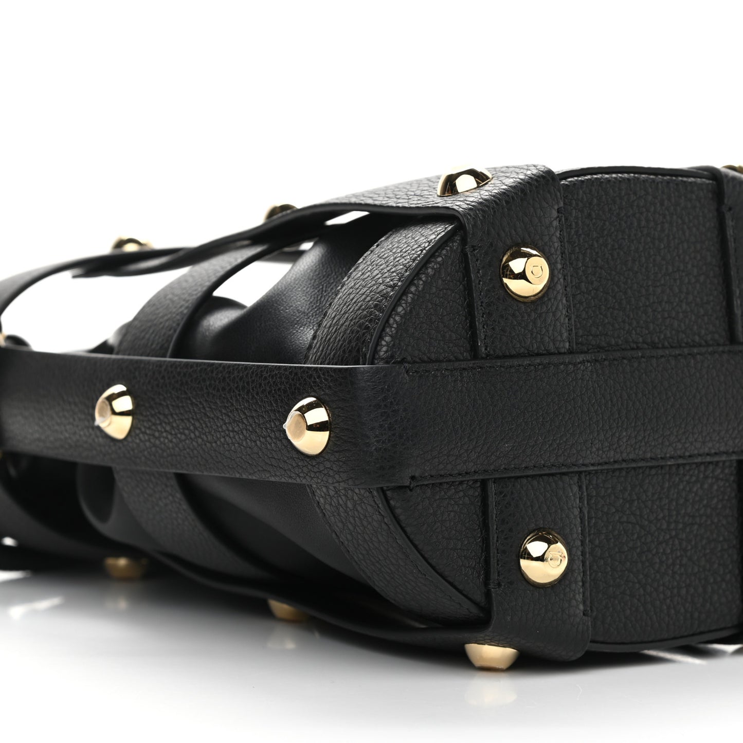 Calfskin Cage Bag Black