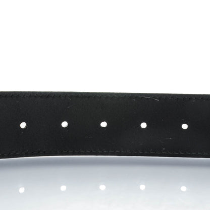 Gucci Calfskin Interlocking G Belt 80 32 Black 5 of 6