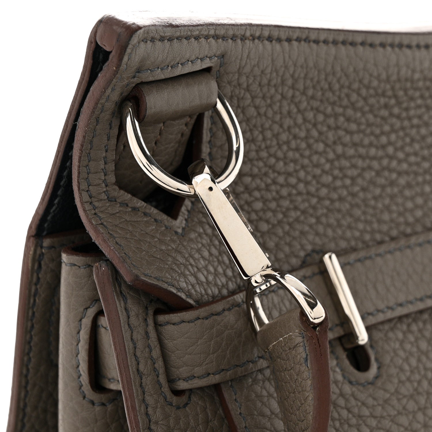 Hermes Taurillon Clemence Eclat Jypsiere 28 Etain Bleu Indigo 11 of 12