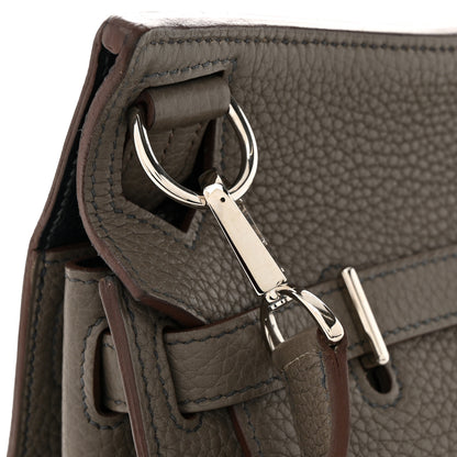 Hermes Taurillon Clemence Eclat Jypsiere 28 Etain Bleu Indigo 11 of 12