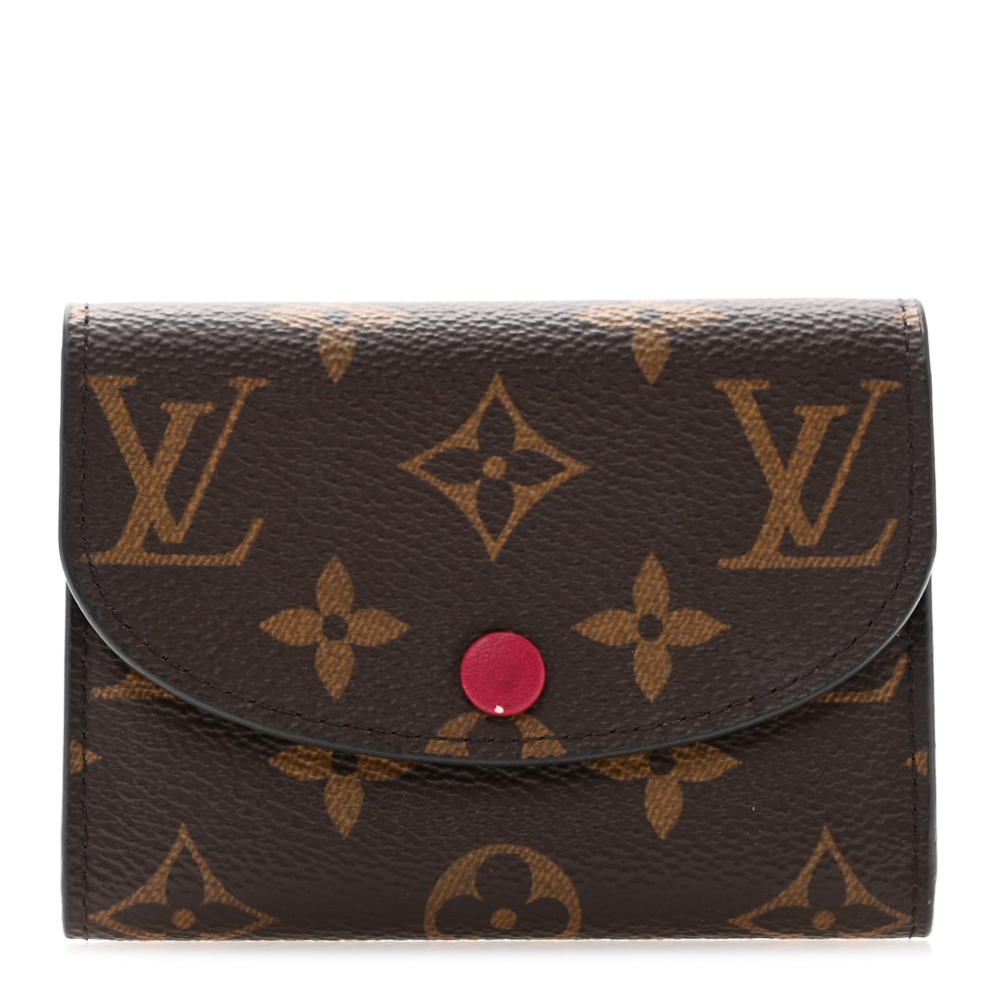 Monogram Rosalie Coin Purse Fuchsia