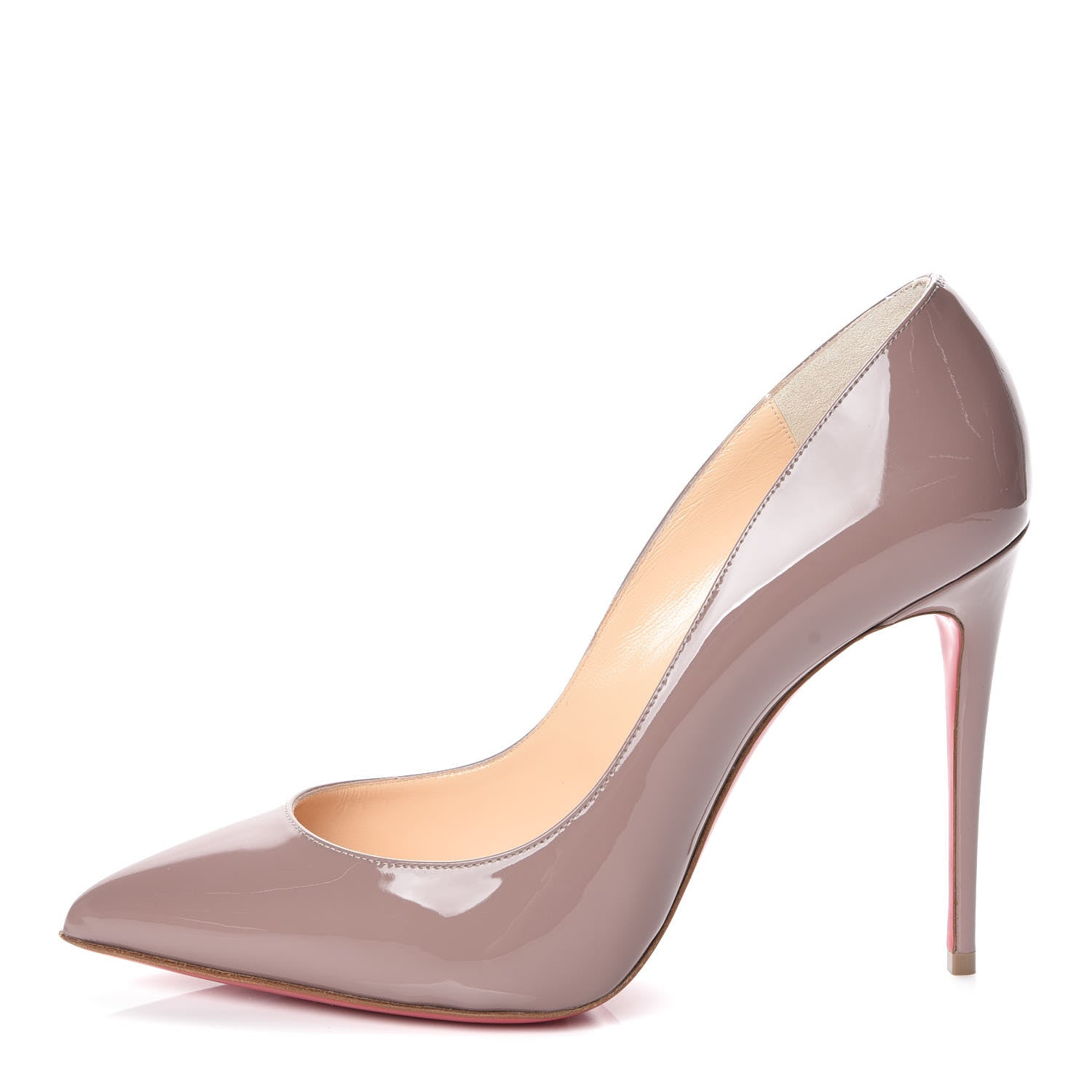Christian Louboutin Patent Pigalle Follies 100 Pumps 39 Antic 1 of 12