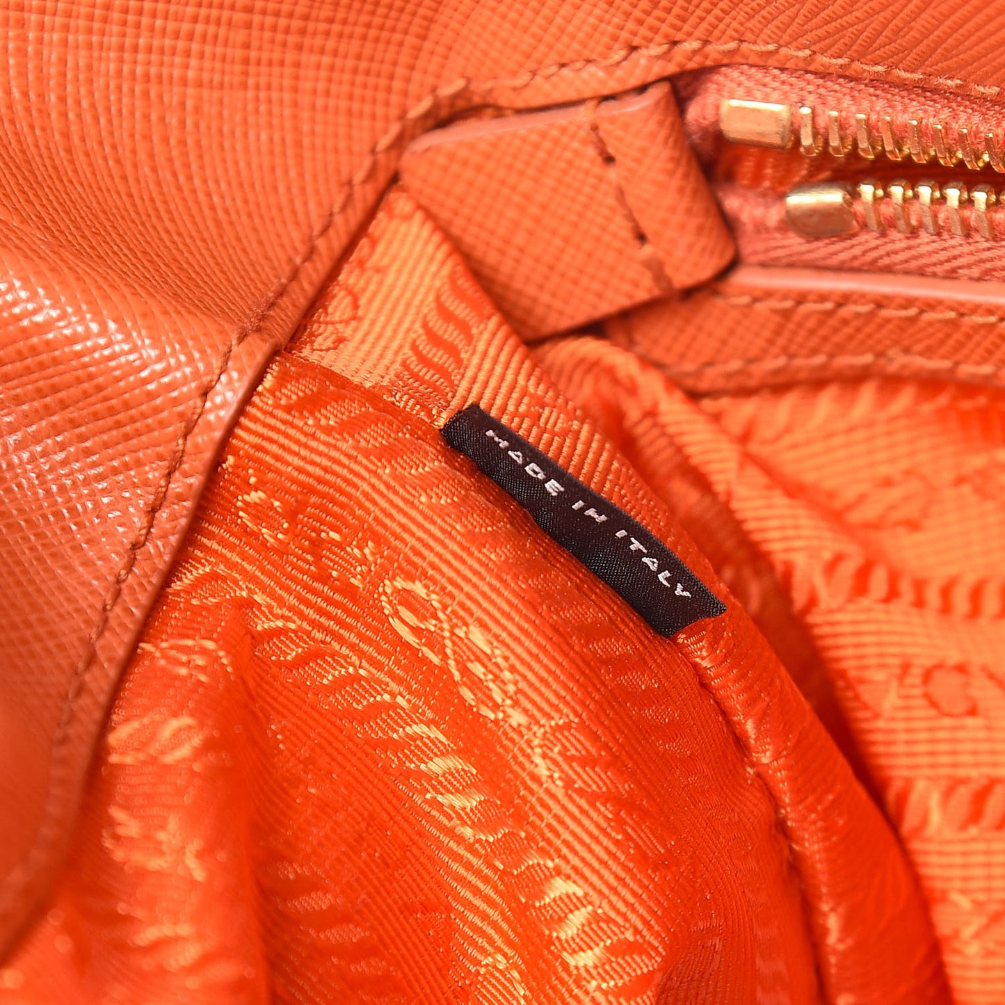 Saffiano Lux Large Tote Papaya