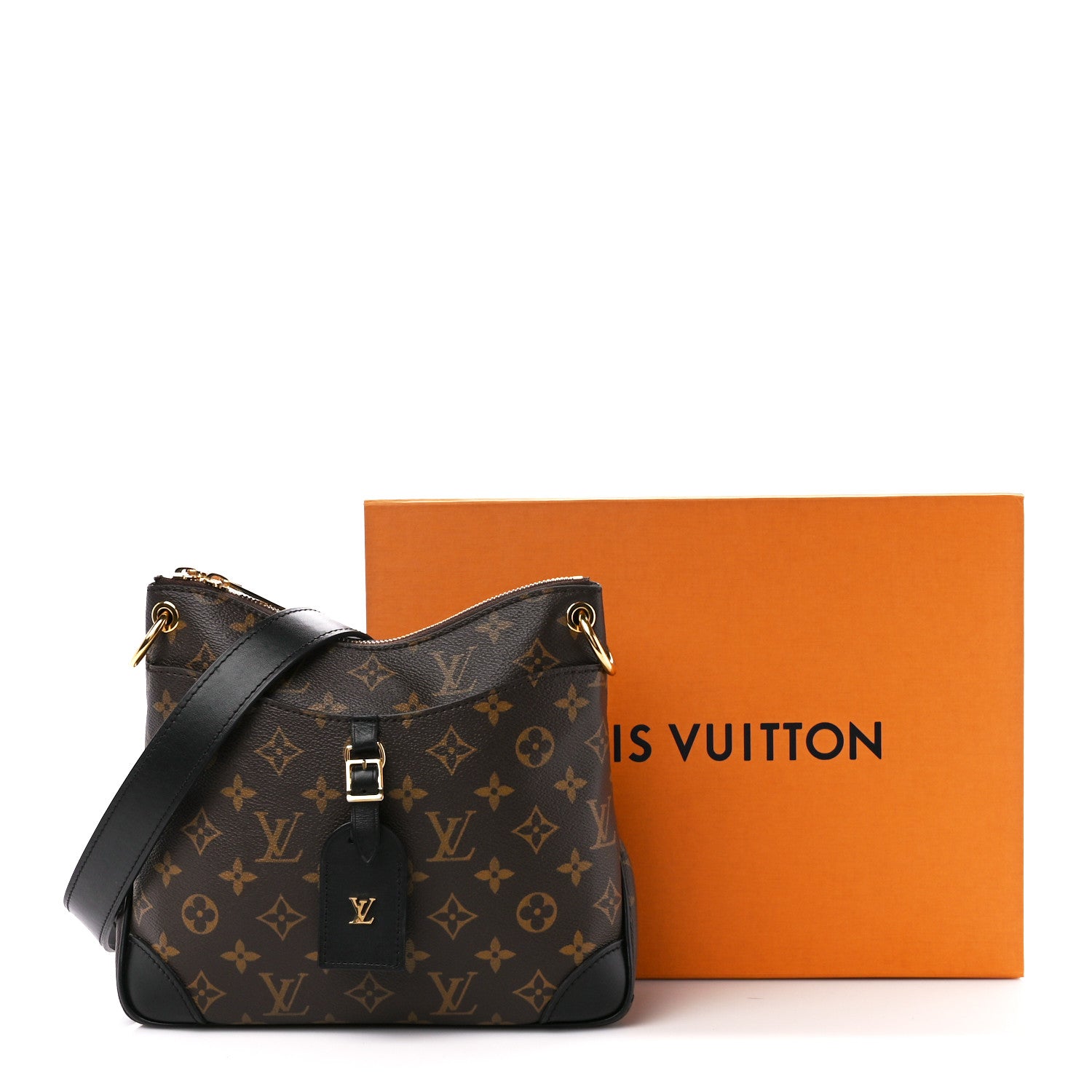 Louis Vuitton Monogram Odeon PM Black 10 of 10