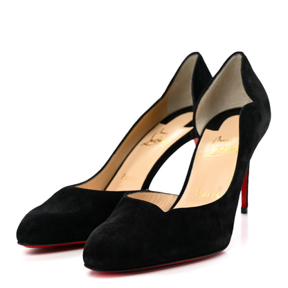 Christian Louboutin Veau Velours Round Chick 85 Pumps 39 Black 4 of 11