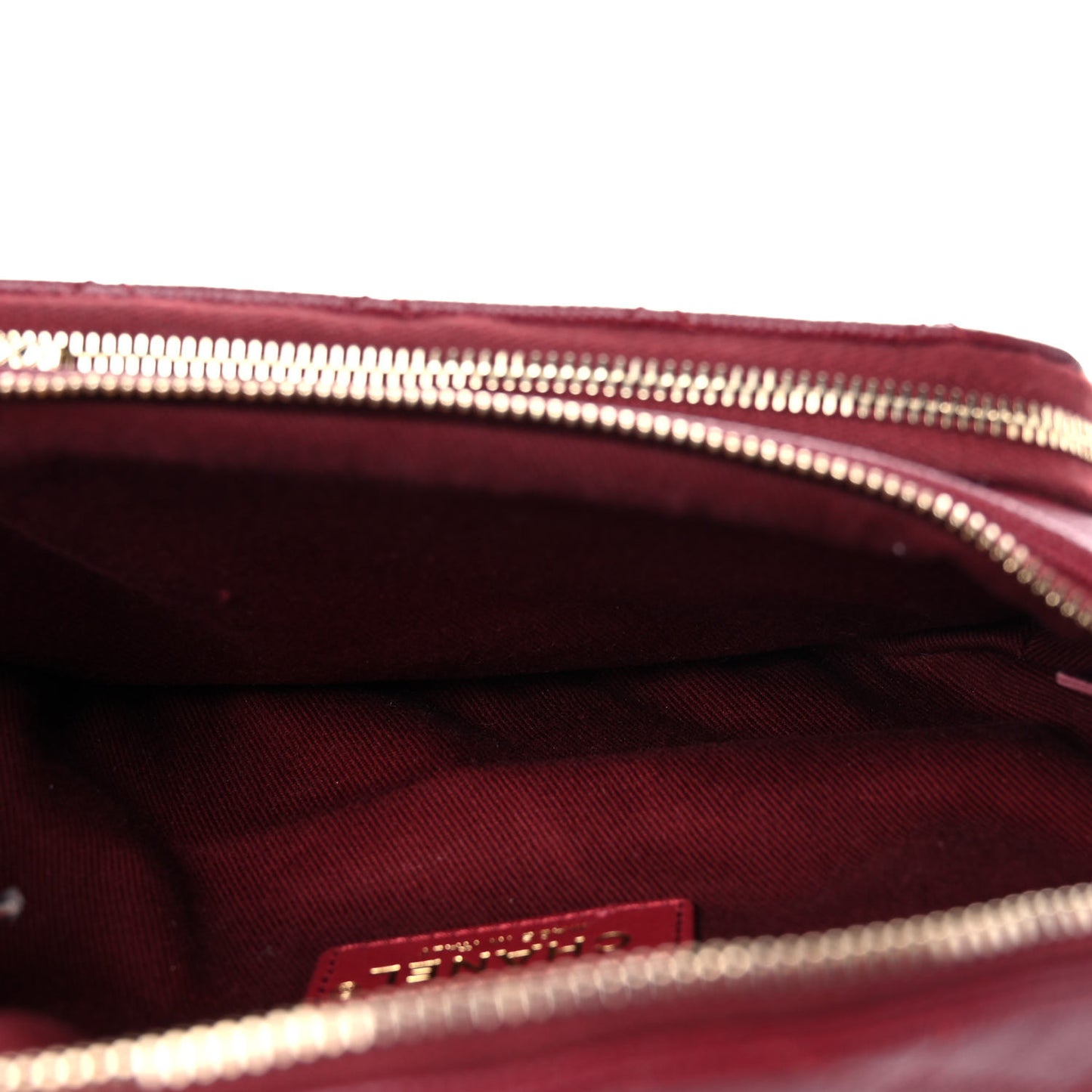 Caviar Quilted Business Affinity Waist Belt Bag Burgundy