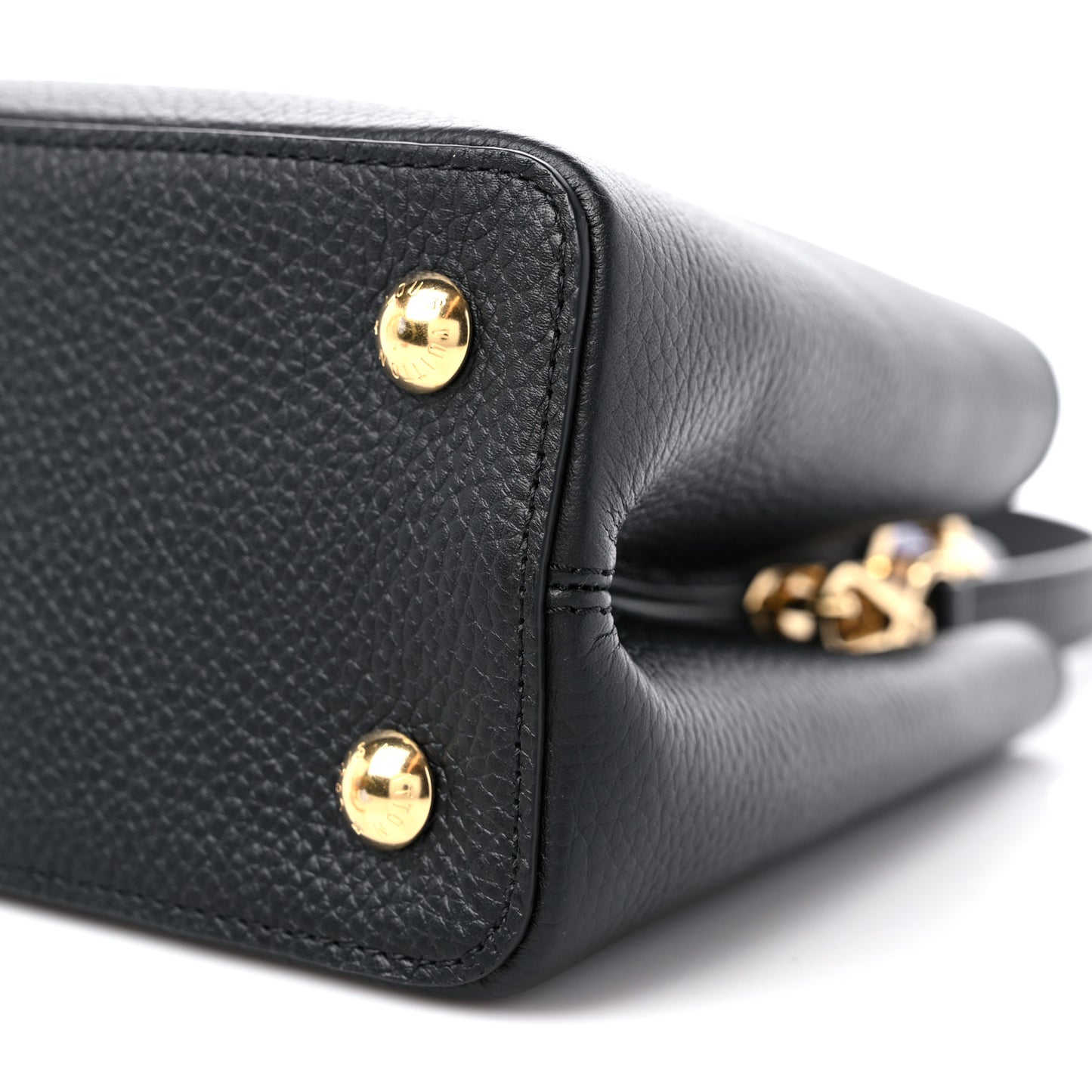 Taurillon Kintsugi Capucines MM Black