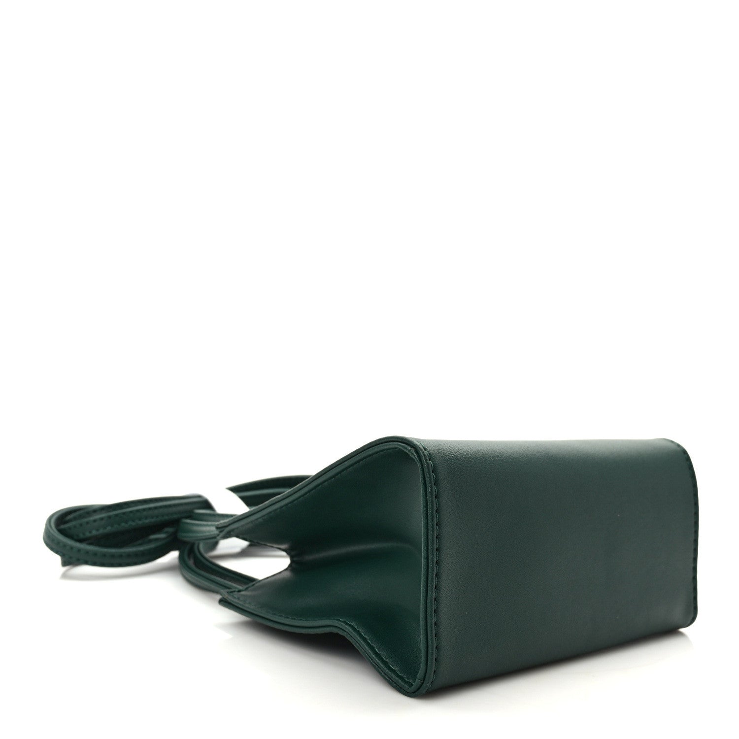 Telfar Vegan Leather Small Shopping Bag Dark Olive 4 of 10