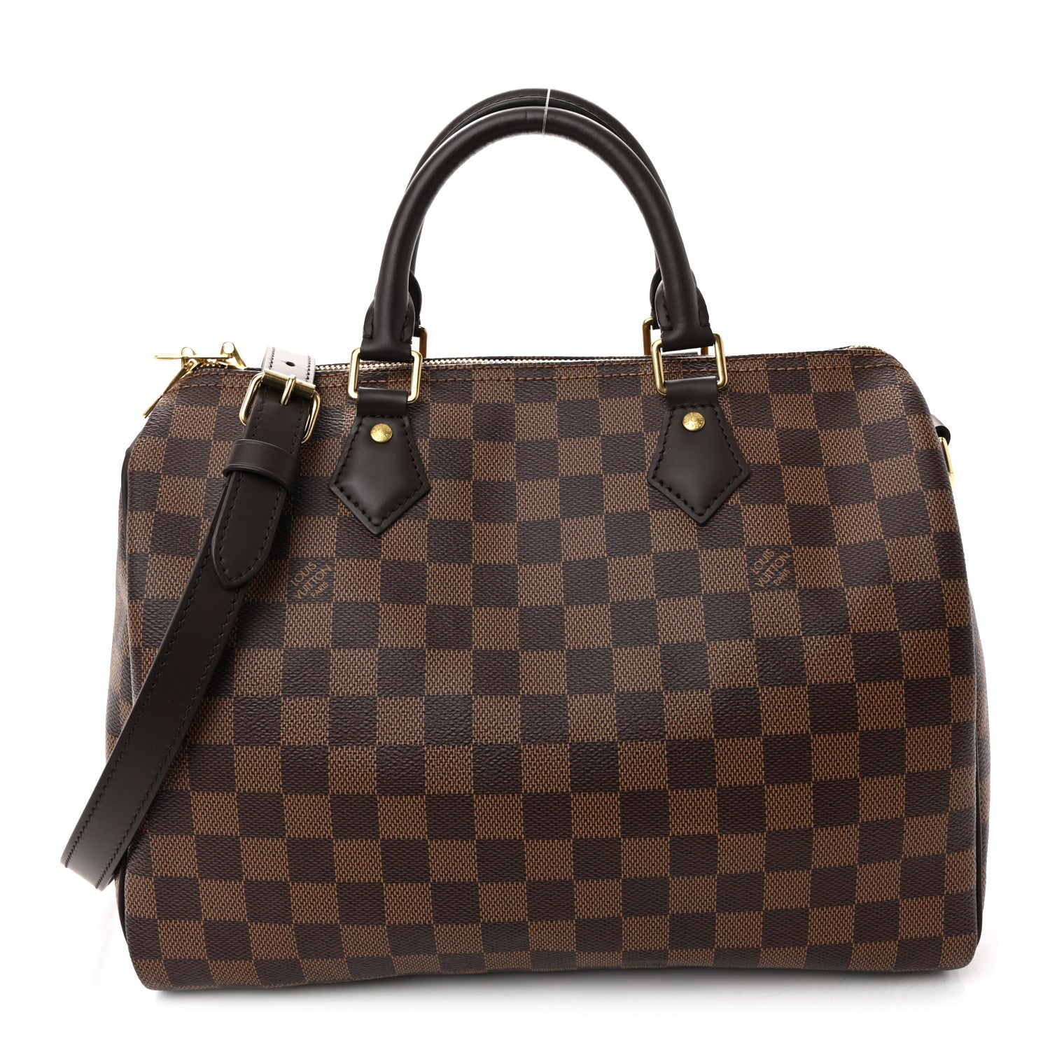 Louis Vuitton Damier Ebene Speedy Bandouliere 30 1 of 9