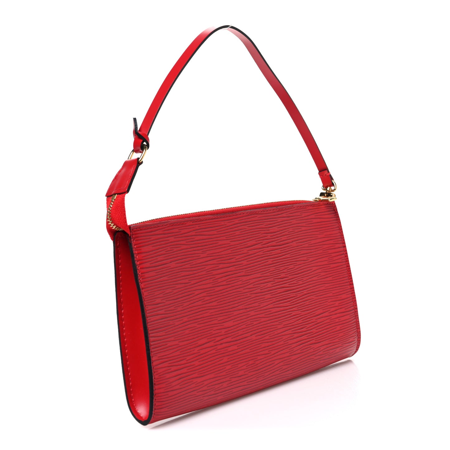 Epi Pochette Accessories 24 Castillan Red