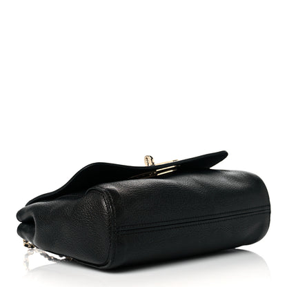 Mulberry Glossy Goatskin Small Lily Flap Black 4 of 10