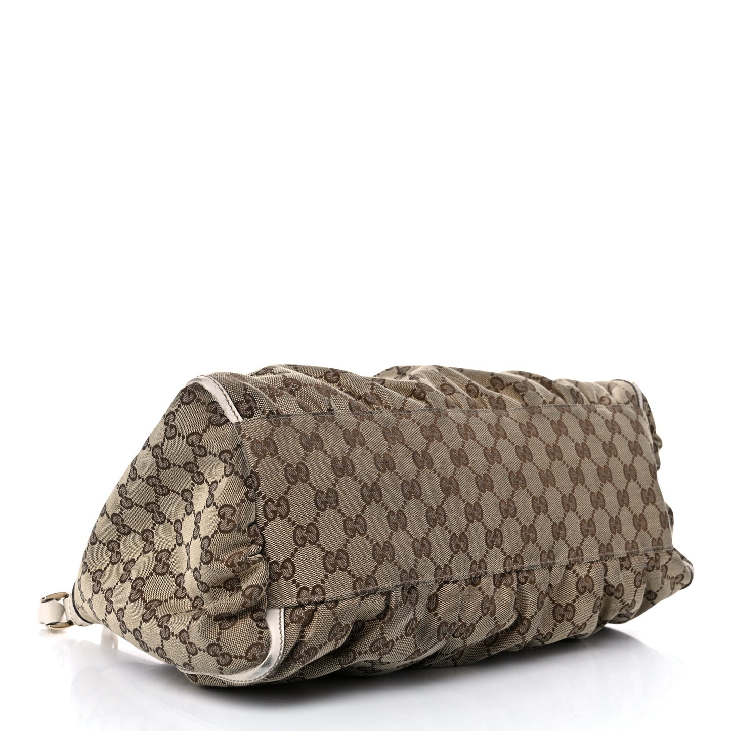 Monogram Large D Gold Hobo Off White