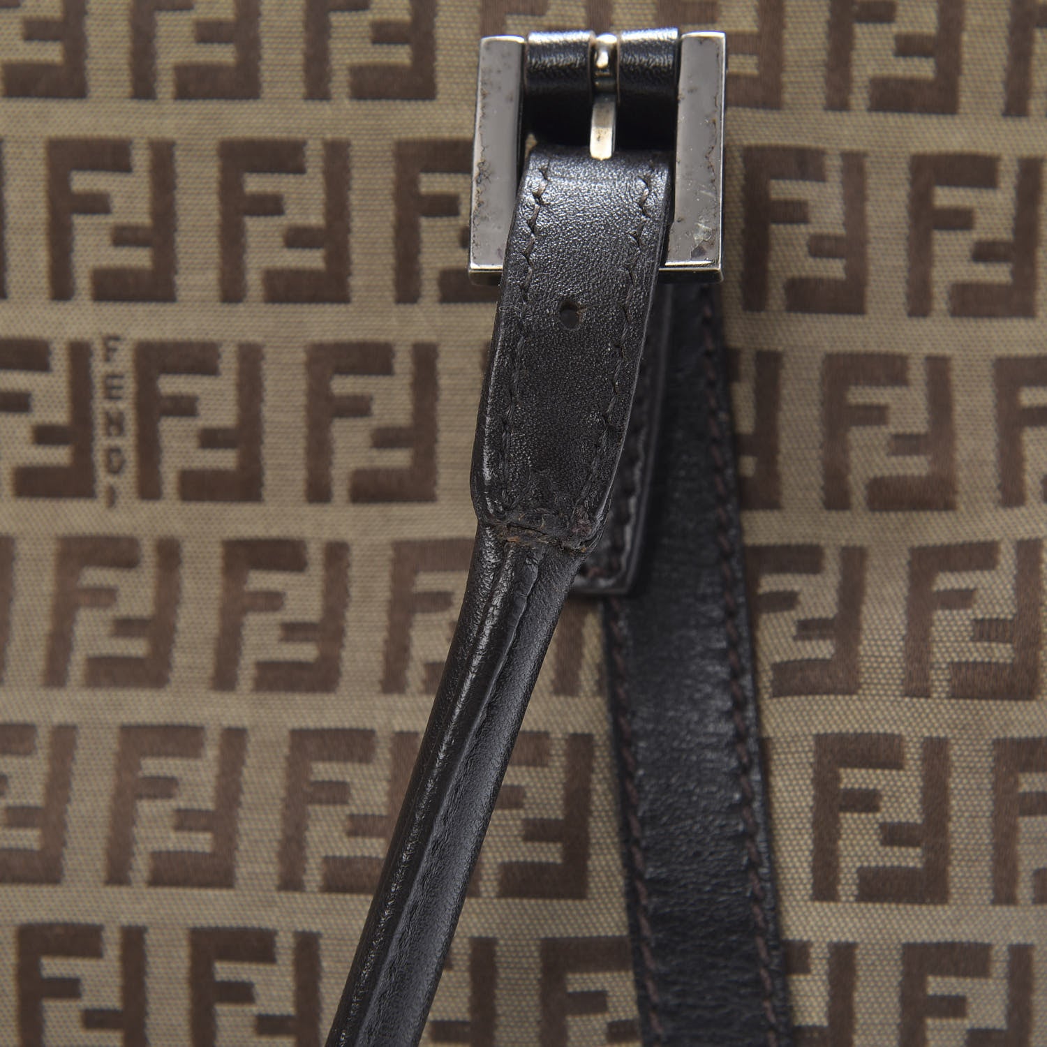 Fendi Zucchino Tote Brown 16 of 17