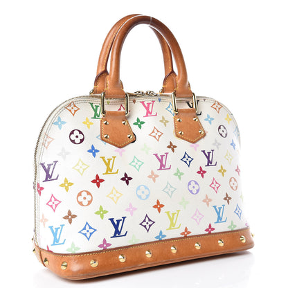 Louis Vuitton Monogram Multicolor Alma White 3 of 24