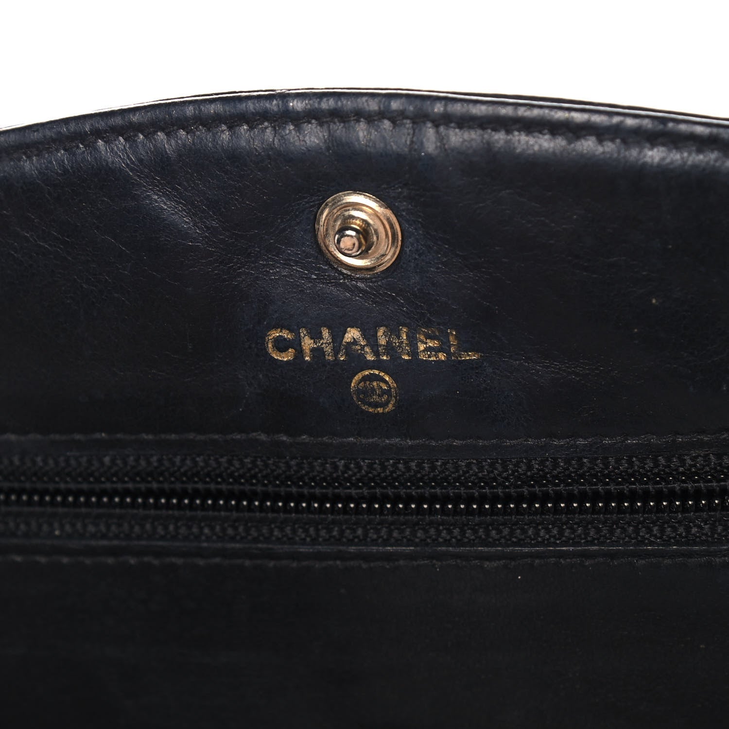 Chanel Caviar Timeless CC Wallet On Chain WOC Black 14 of 18