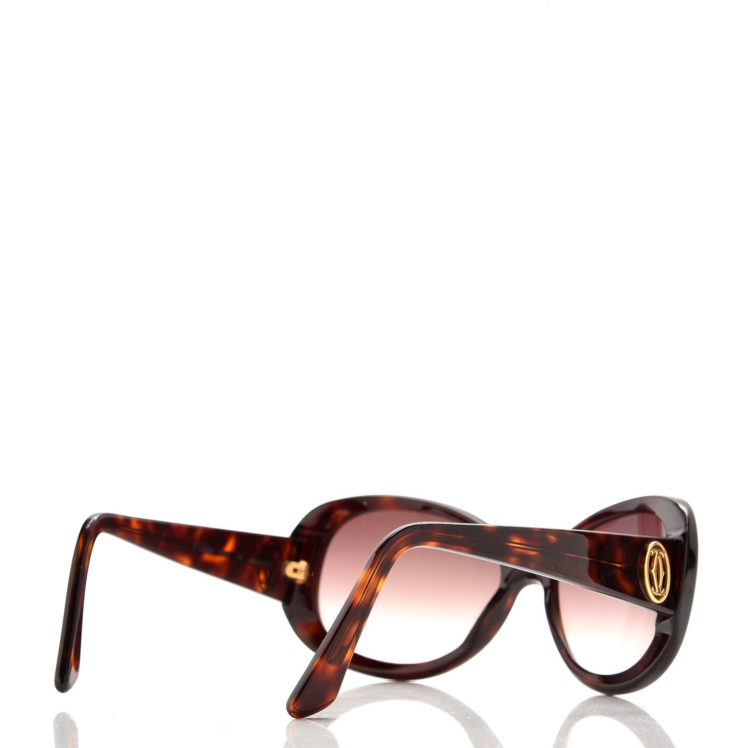 Cartier Tortoise Shell Janis Sunglasses 4 of 8