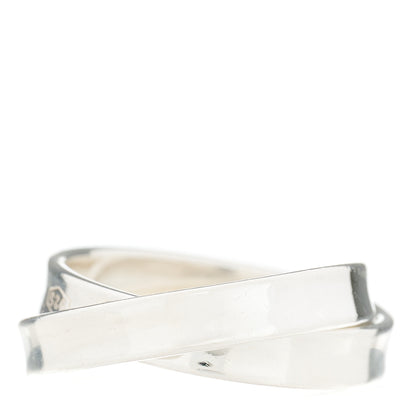 Tiffany Sterling Silver 1837 Interlocking Circles Ring 51 5.75 3 of 4