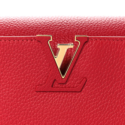 Louis Vuitton Taurillon Capucines BB Scarlet Red 7 of 9