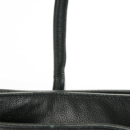 Chanel Calfskin Cerf Executive Shopper Tote Black 16 of 18