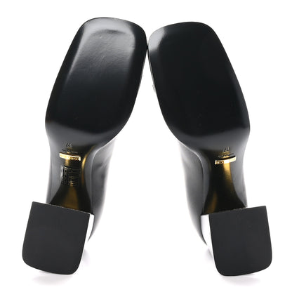 Gucci Malaga Kid Horsebit 75mm Pumps 37 Black 5 of 9