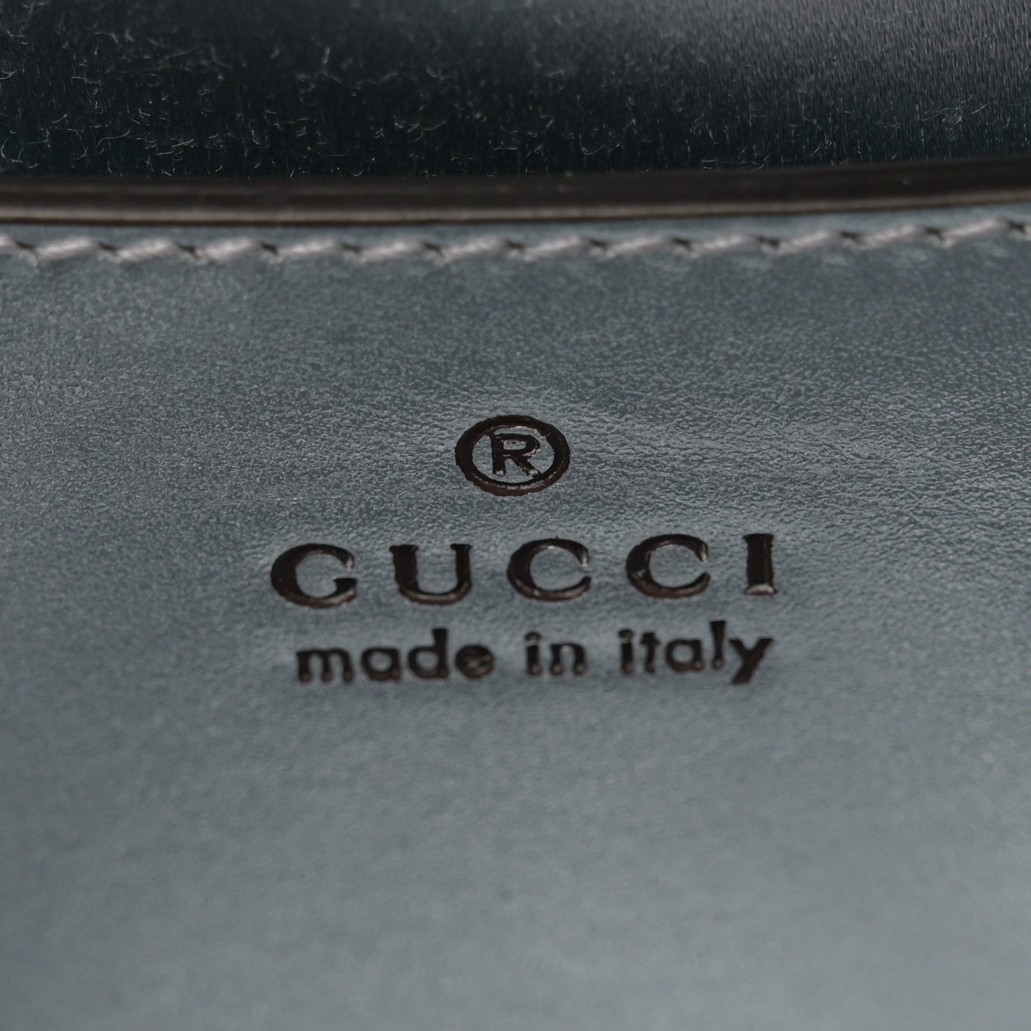 Gucci Iridescent Nappa Chevron Matelasse Small GG Marmont Chain Shoulder Bag Iridescent Snow Light Blue 6 of 11