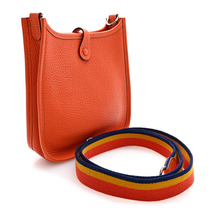 Hermes Taurillon Clemence Amazone Evelyne TPM Feu 3 of 10