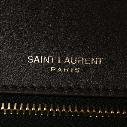 Saint Laurent Raffia Calfskin Monogram Medium Niki Chain Satchel Natural 6 of 10