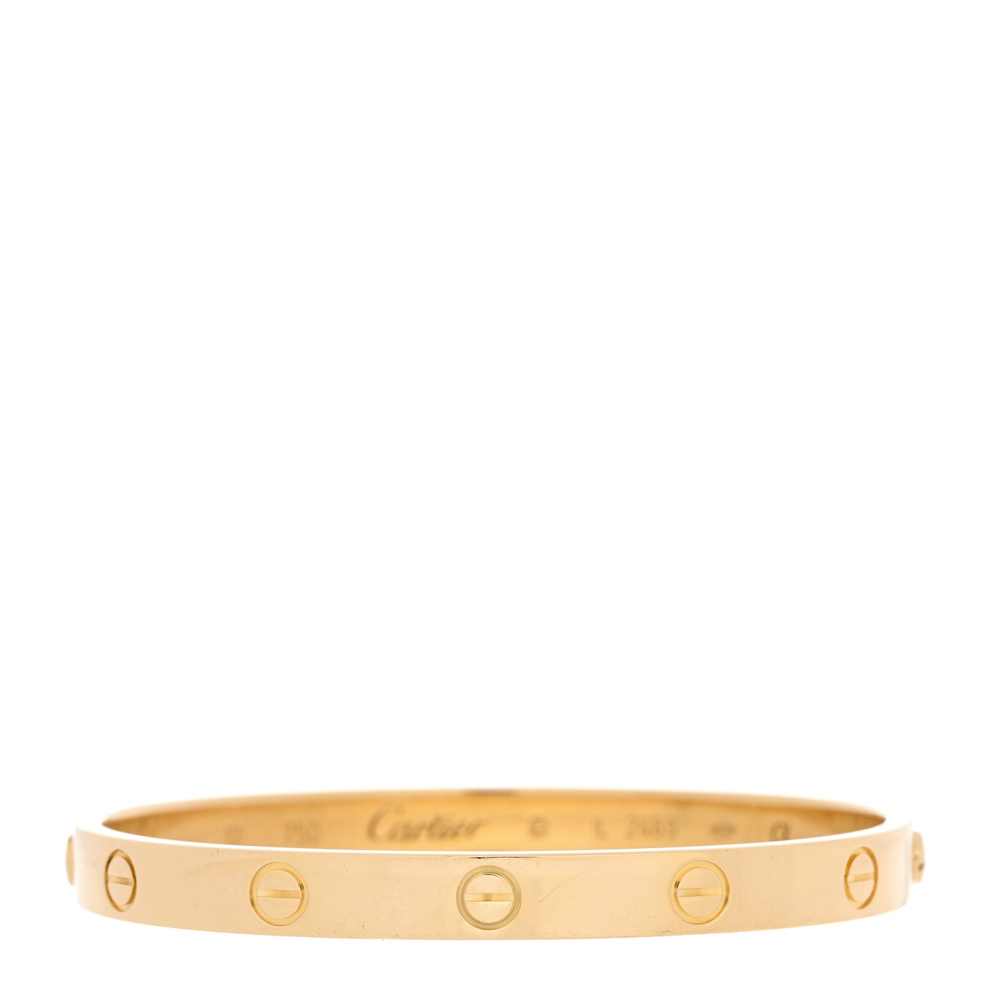 18K Yellow Gold LOVE Bracelet 17