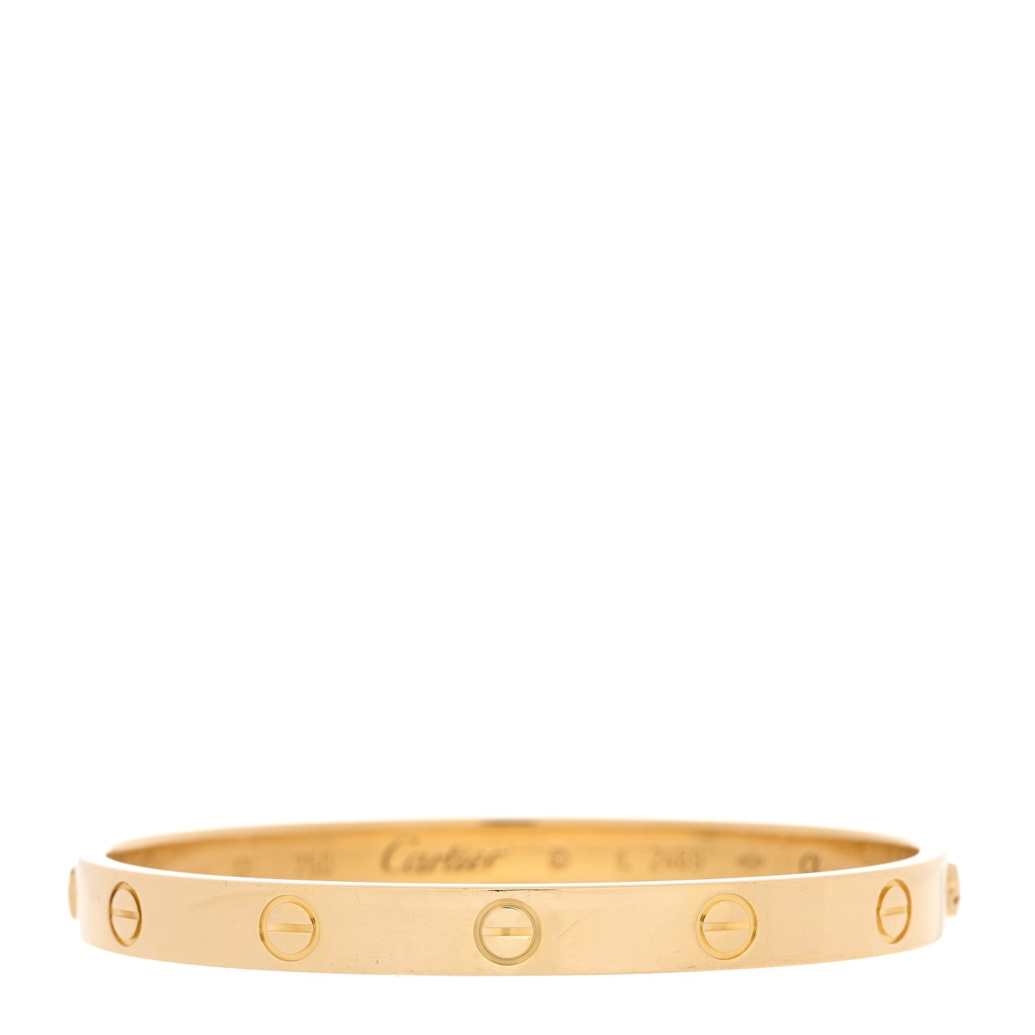 Cartier 18K Yellow Gold LOVE Bracelet 17 1 of 7