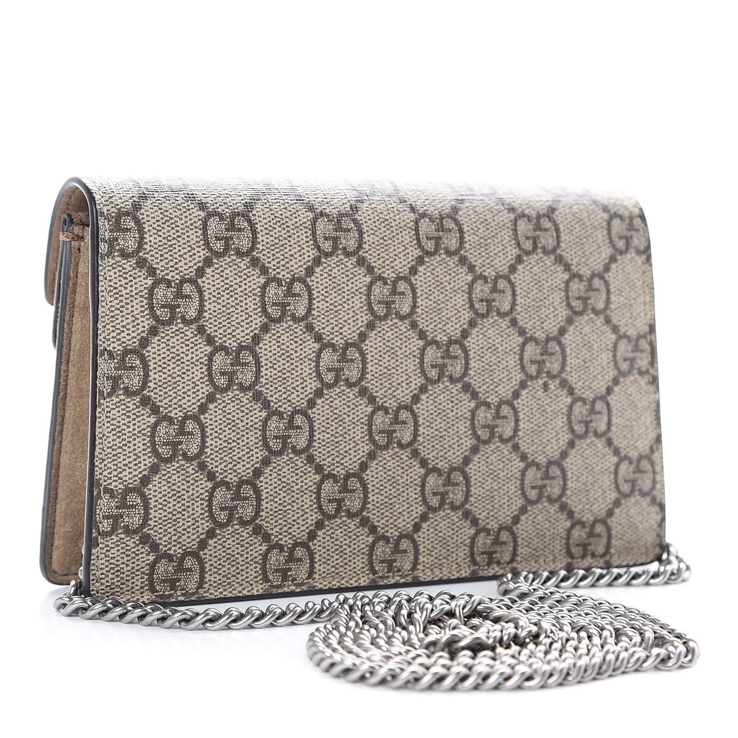 GG Supreme Monogram Super Mini Dionysus Shoulder Bag Taupe